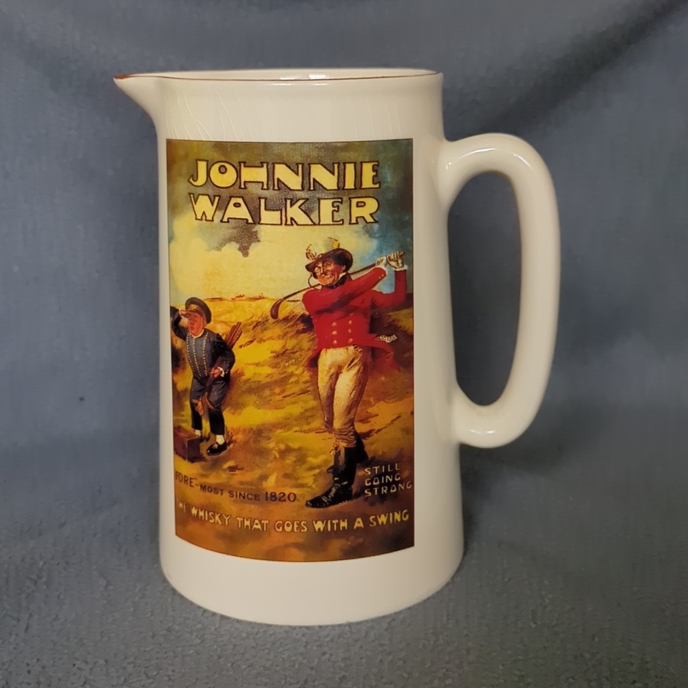 Johnnie Walker Whisky Water Jug. Circa 1960. Made In England. - Picture 2 of 8